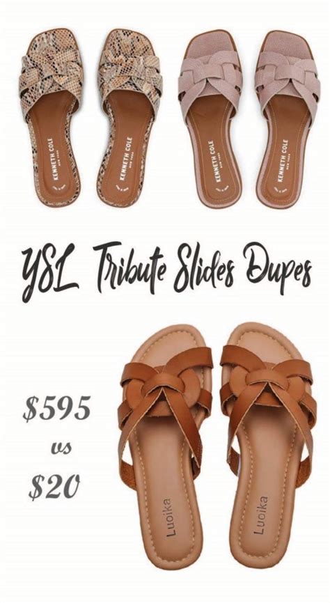 ysl slides dupes